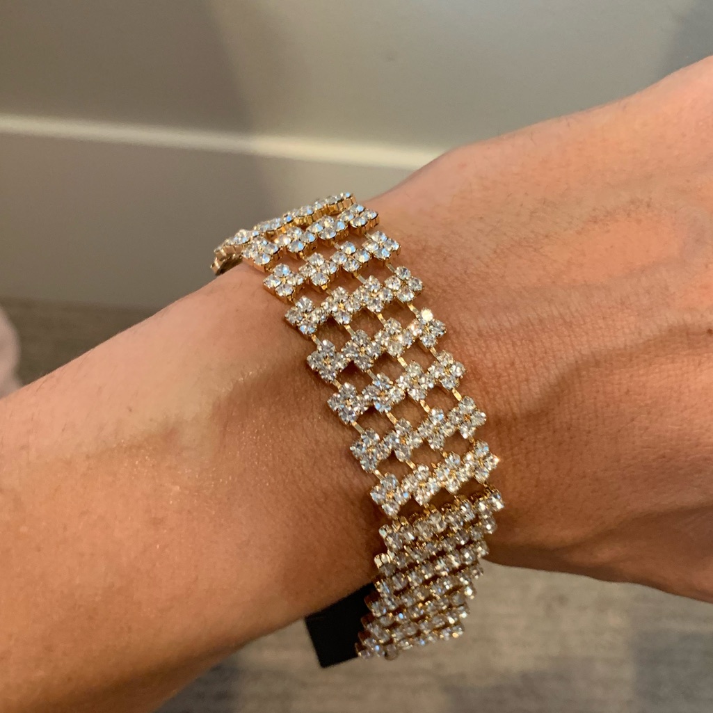 Nwt Beautiful Rhinestone Bracelet
